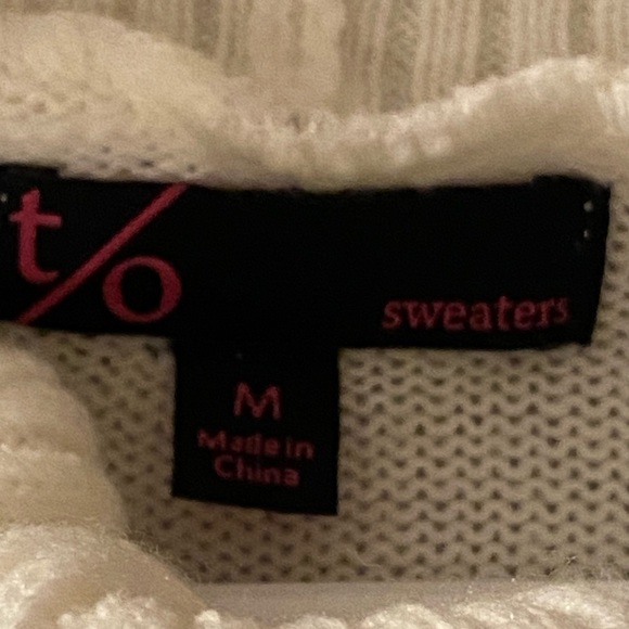 T/O Tunic Sweater Sz M VGUC 😊😊 - Picture 5 of 6